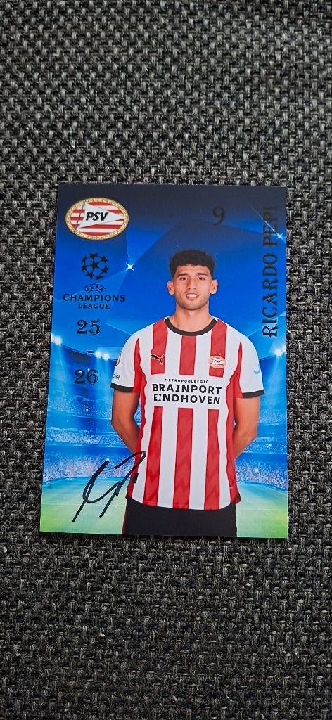 Foto met handtekening; Ricardo Pepi #2 PSV 25/26, Ophalen of Verzenden, Nieuw, PSV, Overige typen