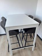 Bartafel + krukken, 4 krukken, Ophalen, Zo goed als nieuw, 90 cm of meer