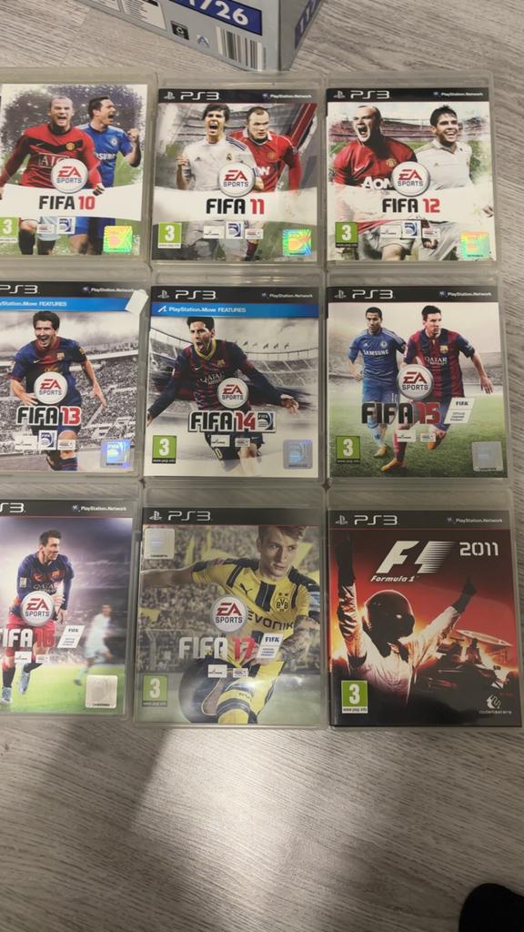 PlayStation 3 games: FIFA en F1, Ophalen, Gebruikt, Eén computer, Sport