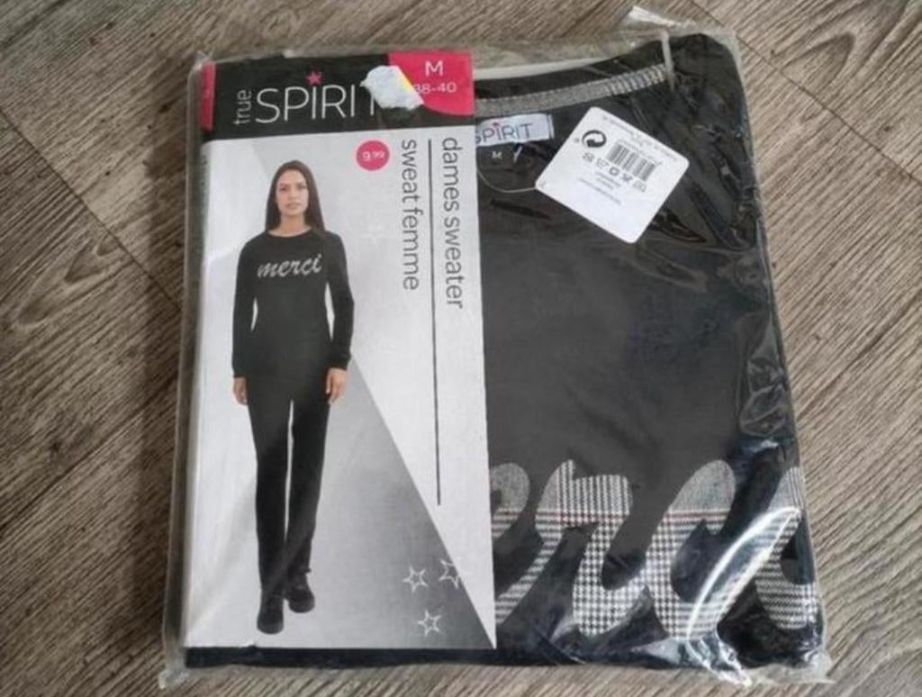 ❇️sweater van true spirit maat M❇️.  Nieuw, Ophalen of Verzenden, Nieuw, Zwart