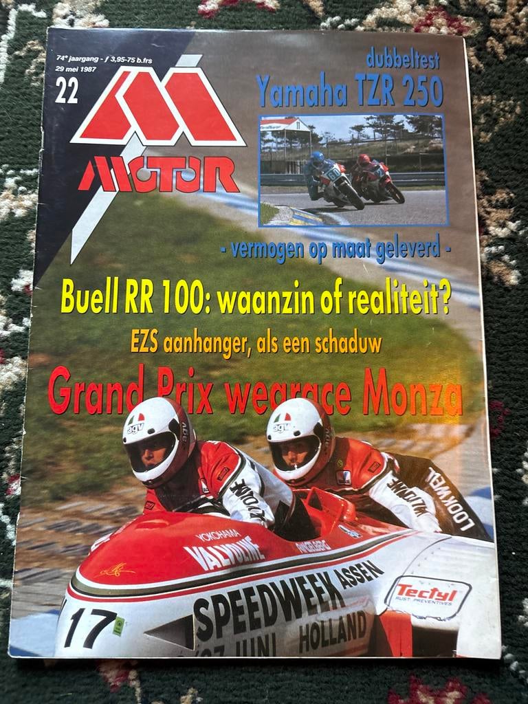 Motor Magazine 29 mei 1997 - Yamaha TZR 250, Buell RR 100, Ophalen of Verzenden, Overige merken
