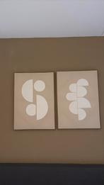 2 schilderijen, Ophalen, Zo goed als nieuw, Schilderij, Minder dan 50 cm