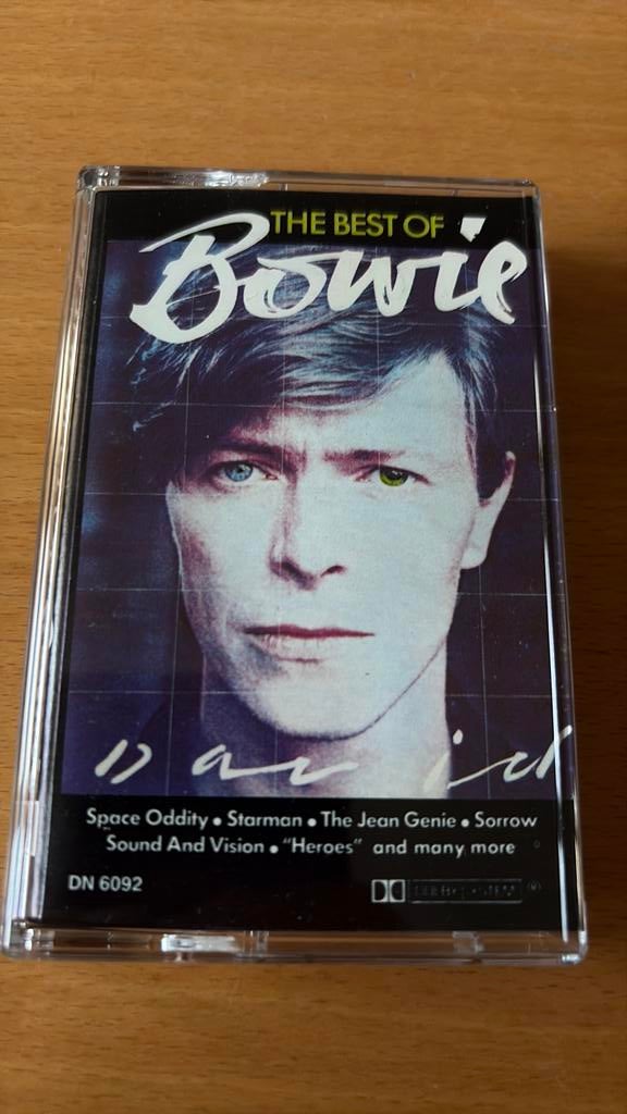 David Bowie muziek cassette the best of Bowie 16 tracks, Gebruikt, Ducoso, 1 bandje, Ophalen of Verzenden