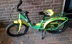 Jongens kinderfiets S'COOL 16 inch - Groen/Geel, Ophalen, Gebruikt, S'COOL, Handrem