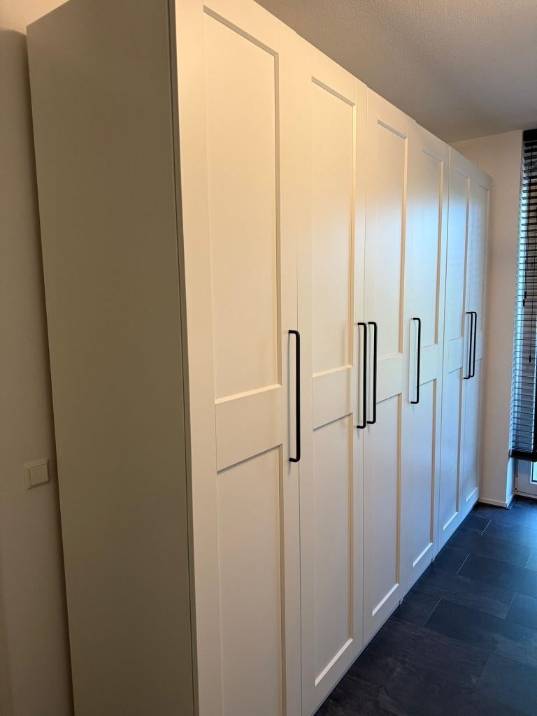 IKEA PAX kasten – wit – hoge uitvoering, Huis en Inrichting, Kasten | Kledingkasten, Ophalen, 200 cm of meer, 50 tot 100 cm, Zo goed als nieuw