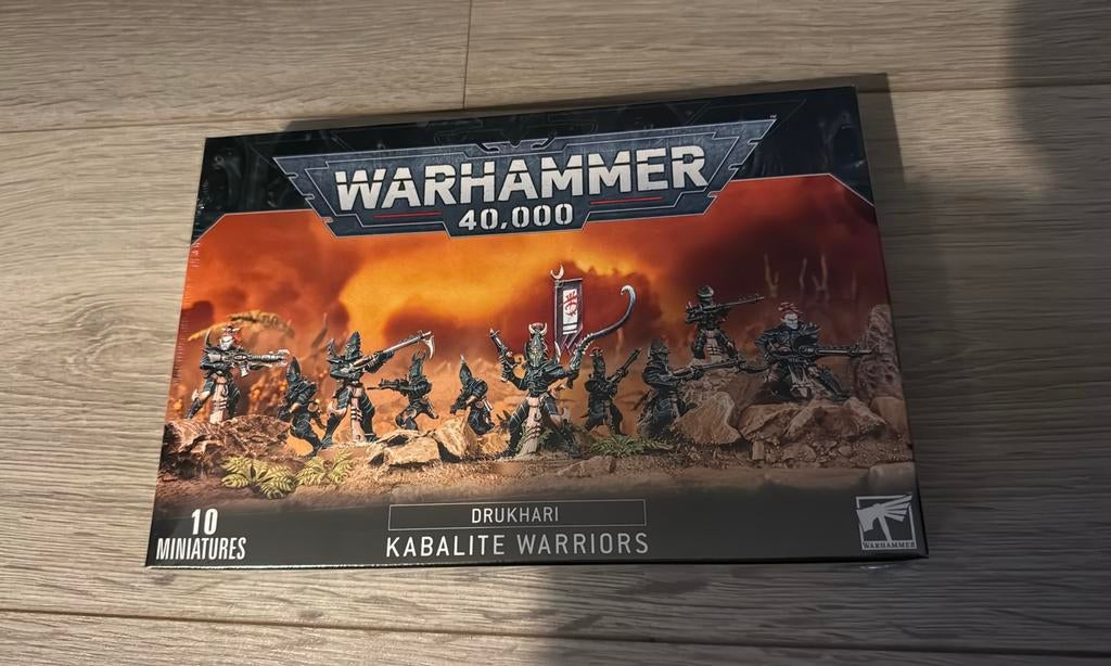 Warhammer 40k Drukhari Dark Eldar Kabalite Warriors sealed, Hobby en Vrije tijd, Wargaming, Ophalen of Verzenden, Zo goed als nieuw