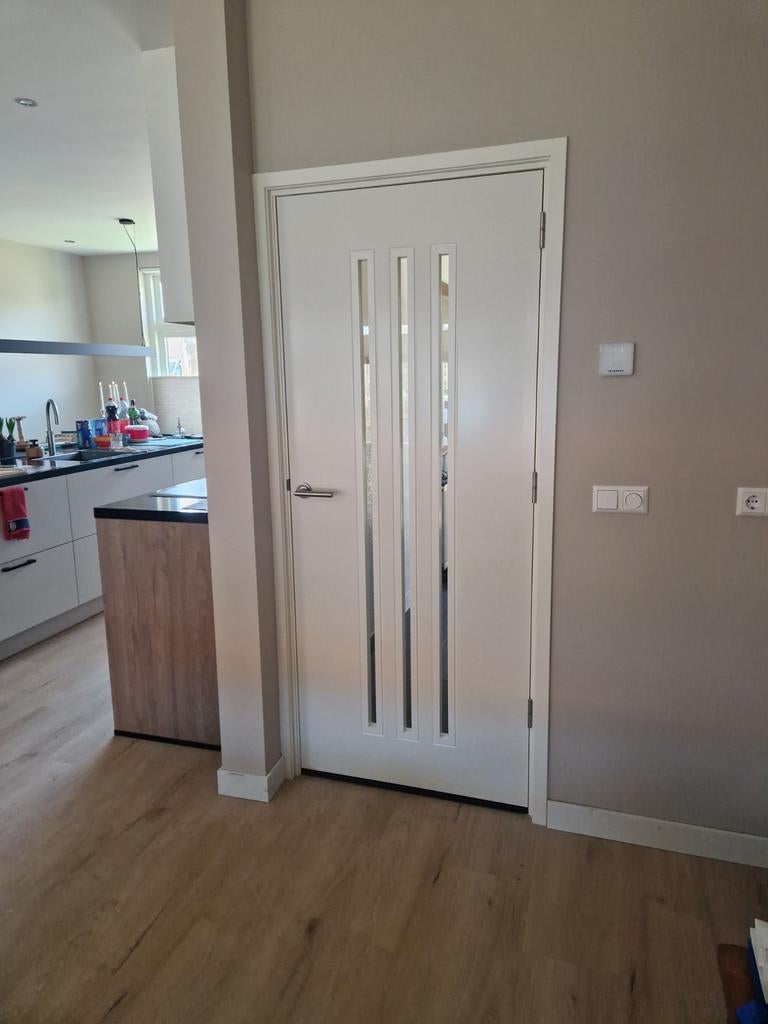 Nieuwe Deur, Svedex, Links Draaiend - Alpine Wit, Ophalen, 80 tot 100 cm, Binnendeur, Nieuw