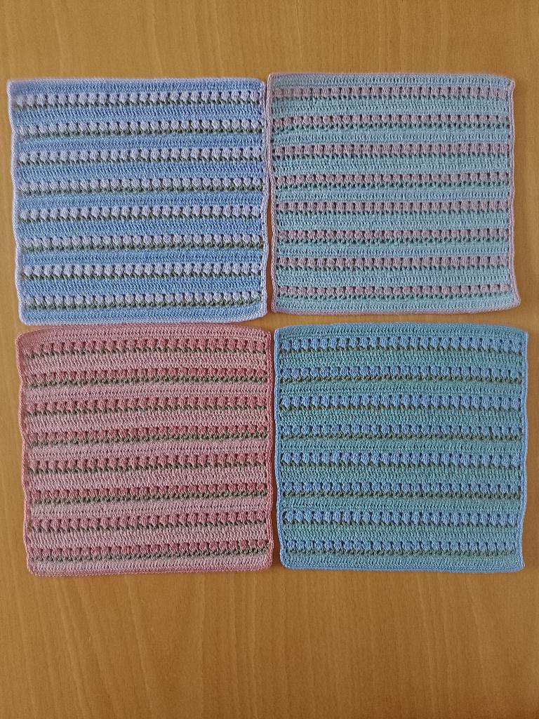 div 1:12 gehaakte spreitjes tulpjespatroon, Ophalen of Verzenden, Nieuw, Textiel
