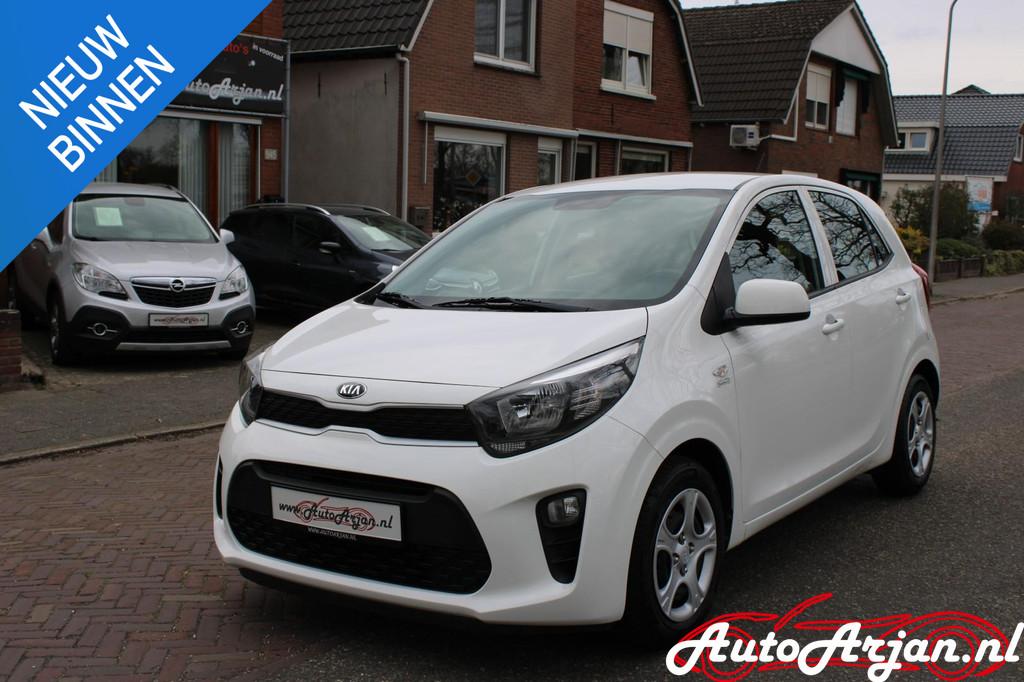 Kia Picanto 1.2 CVVT 84 PK Airco, Bluetooth, Garantie, Auto's, Kia, Voorwielaandrijving, 839 kg, Stof, Gebruikt