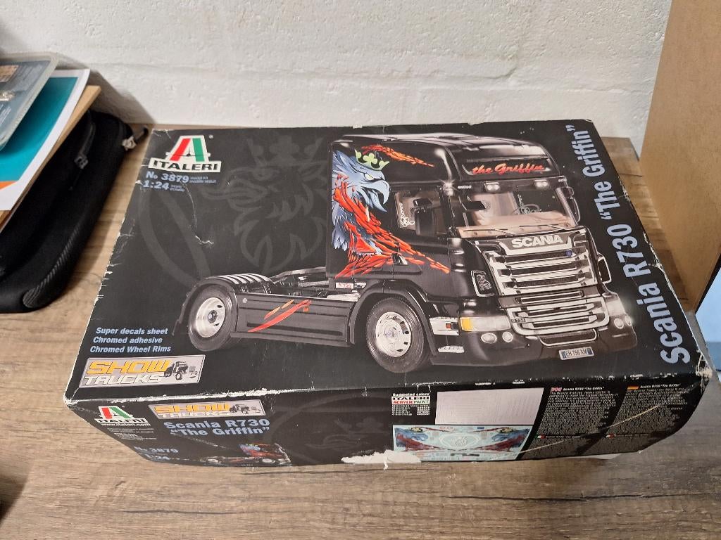 Italeri 1:24 bouwmodel Scania truck The Griffin nieuw + doos, Italeri, Groter dan 1:32, Nieuw, Ophalen of Verzenden