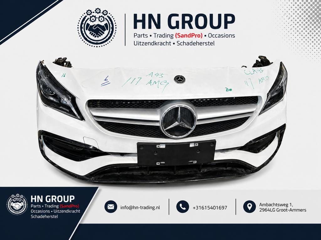 Mercedes-Benz W117 VoorFront, Gebruikt, -, Ophalen of Verzenden, Bumper