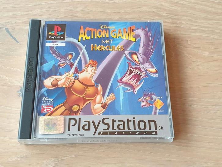 Disney's Hercules - PlayStation 1 (PS1) Platinum Edition, Spelcomputers en Games, Games | Sony PlayStation 1, Gebruikt, Avontuur en Actie