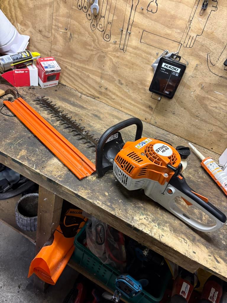 Stihl HS45 heggenschaar - Zo goed als nieuw (11-2021), Tuin en Terras, Heggenscharen, Ophalen of Verzenden, Zo goed als nieuw