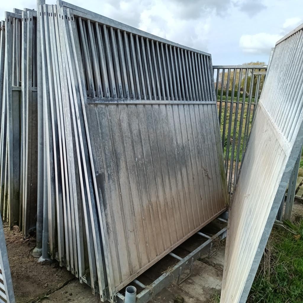 22 stuks 2/3 dichte kennelpanelen hondenkennel tussenwanden, Dieren en Toebehoren, Hondenhokken, Ophalen, Nieuw, 110 cm of meer