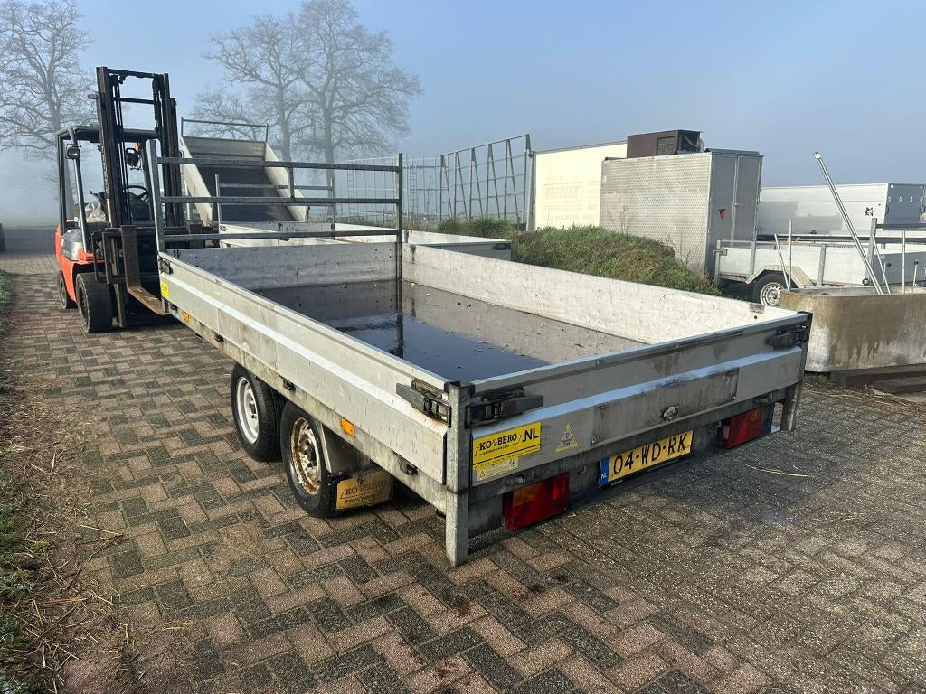 Hapert plateau tandemasser !!!, Auto diversen, Aanhangers en Bagagewagens, Ophalen of Verzenden, Zo goed als nieuw