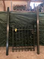 Enkele Spijlenpoort Groen, Ophalen, 100 tot 150 cm, 100 tot 150 cm, Zo goed als nieuw