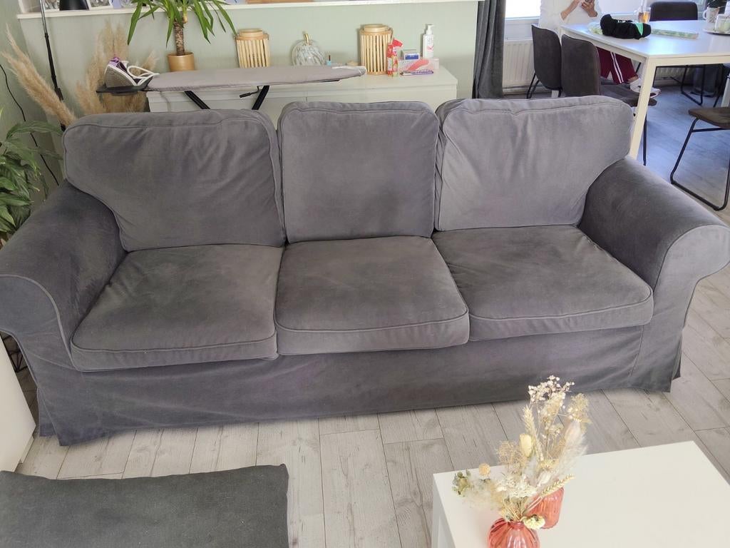 Ektorp 3 persoons bankstel, Ophalen of Verzenden, Gebruikt, 75 tot 100 cm, 200 tot 250 cm