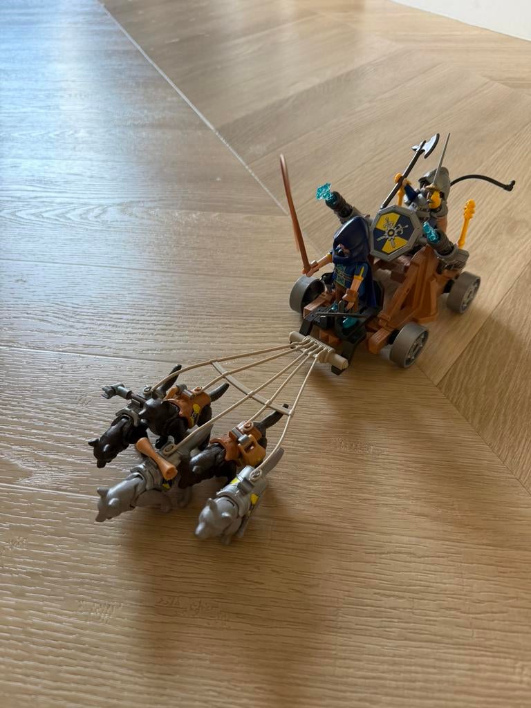 Playmobil novelmore ridders met waterkanon en wolven 70225, Eén persoon, Overige typen