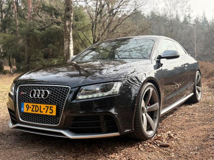 Audi RS5 4.2 V8 331KW Coupe Quattro AUT 2010 Zwart, Auto's, Audi, Bedrijf, RS5, 4x4, ABS, Achteruitrijcamera, Airbags, Airconditioning