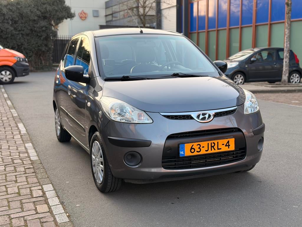 Hyundai i10 1.25 I 5DR AUT 2009 Grijs, Auto's, Metallic lak, Stof, 4 cilinders, Origineel Nederlands