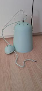 Mintgroene hanglamp, Huis en Inrichting, Lampen | Hanglampen, Ophalen, Gebruikt, Metaal, Minder dan 50 cm