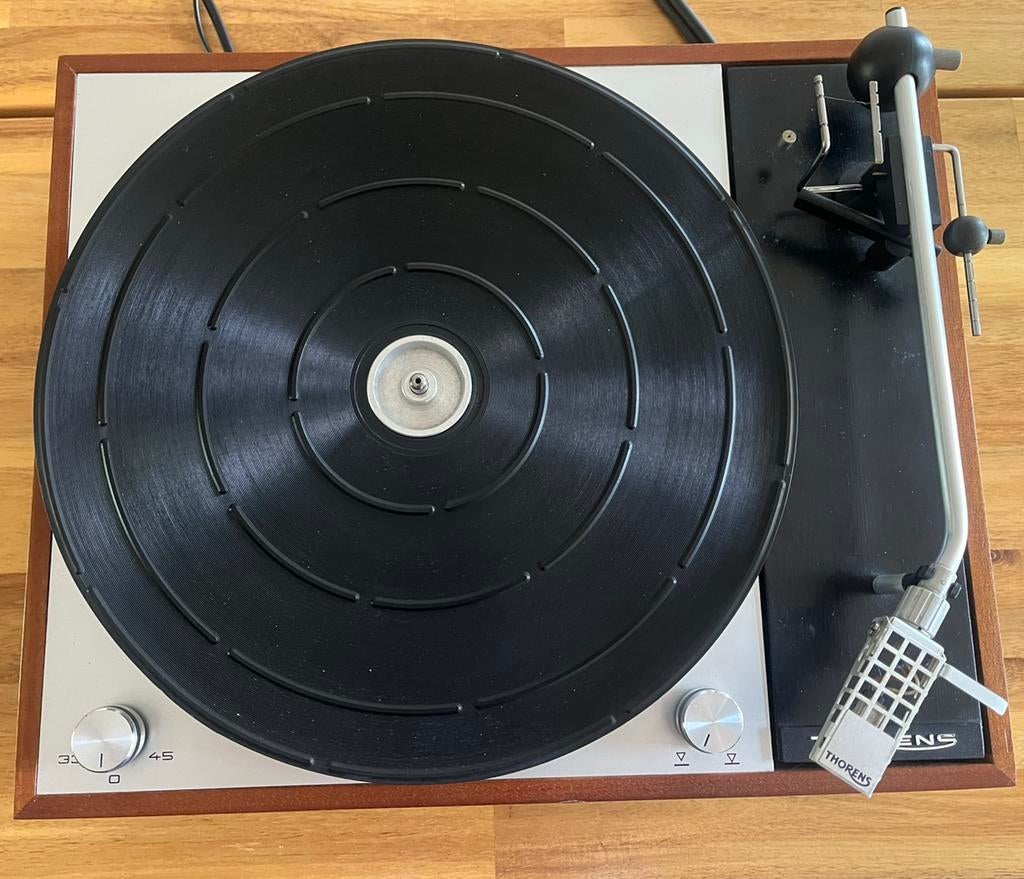 Thorens TD 150 MKII | Gereviseerd | Shure M91E, Ophalen, Zo goed als nieuw, Thorens