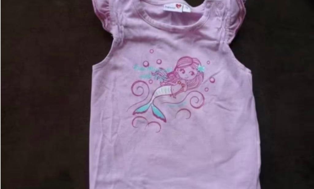 Roze zomer shirt zeemeermin Prenatal, Ophalen, Gebruikt, Meisje, Prenatal