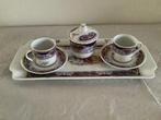 Luxe Italiaanse Espresso set, Ophalen, Zo goed als nieuw, Porselein, Kop en/of schotel