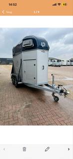 Henra 1,5 paards trailer, Dieren en Toebehoren, Ophalen, Zo goed als nieuw, Aluminium, 1½-paards trailer