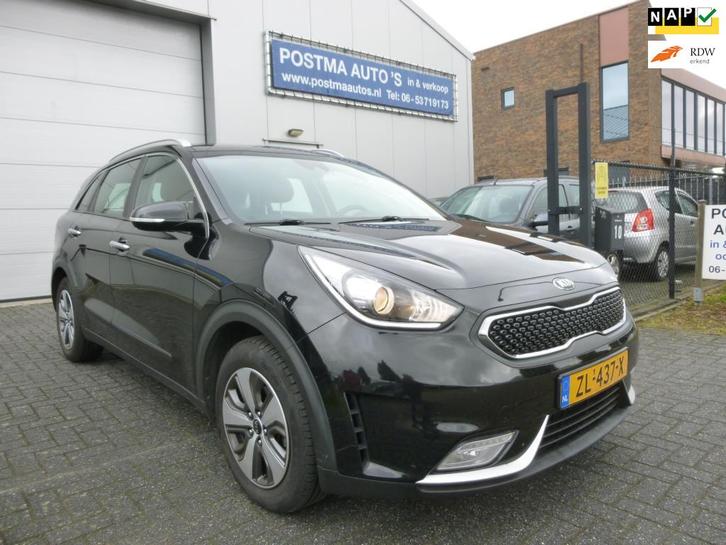 Kia Niro 1.6 GDi Hybrid automaat, luxe uitvoering., Auto's, Kia, Bedrijf, Te koop, Niro, ABS, Achteruitrijcamera, Adaptive Cruise Control