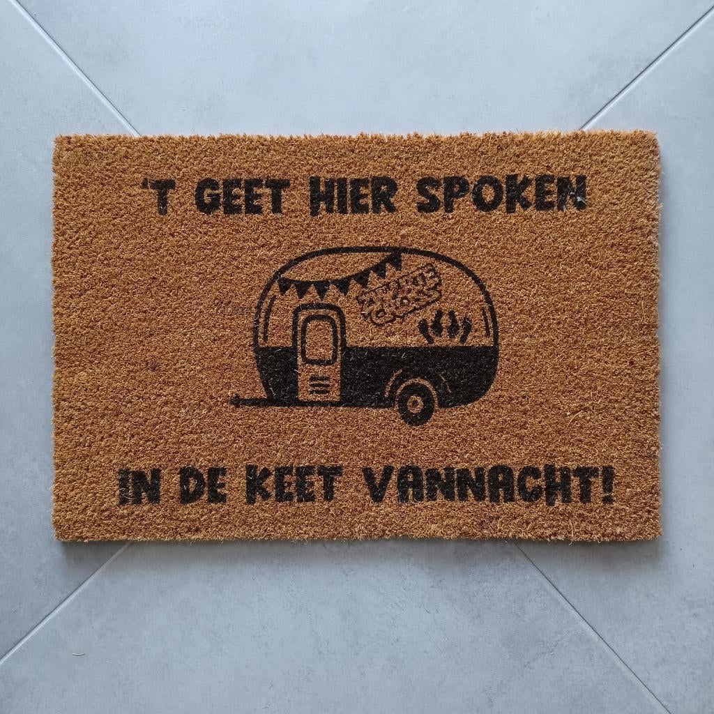't Geet Hier Spoken in de Keet Vannacht Kokos Deurmat, Eén persoon