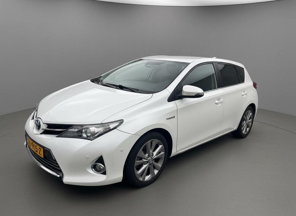 Toyota Auris 1.8 Hybrid| Executive |navi| camera| pano/stoel, Euro 5, Gebruikt, 4 cilinders, Leder en Stof