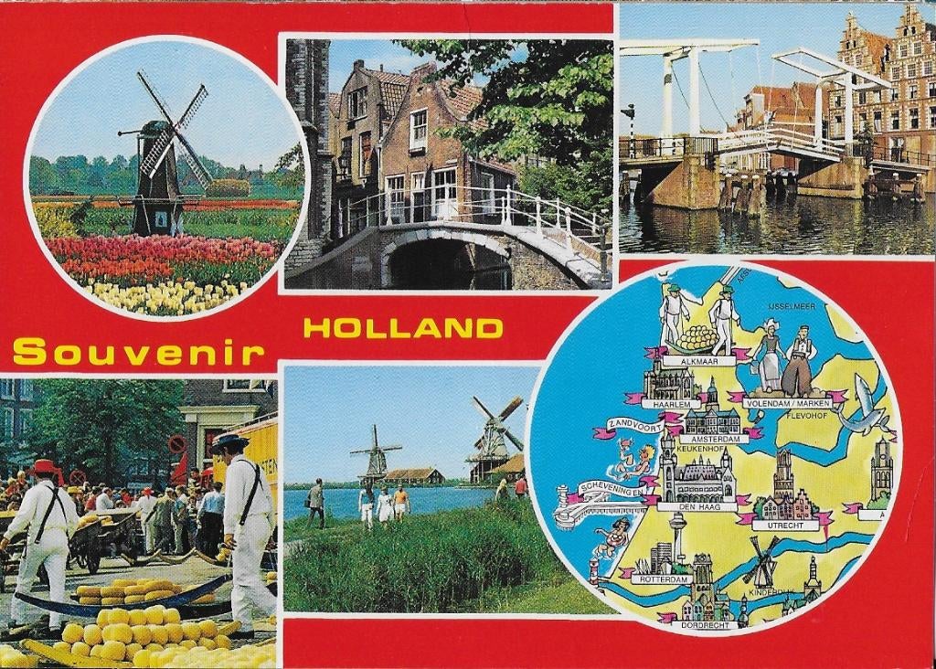 Holland Gelopen Ansichtkaart ( A362), Ophalen of Verzenden, 1980 tot heden, Gelopen, Noord-Holland