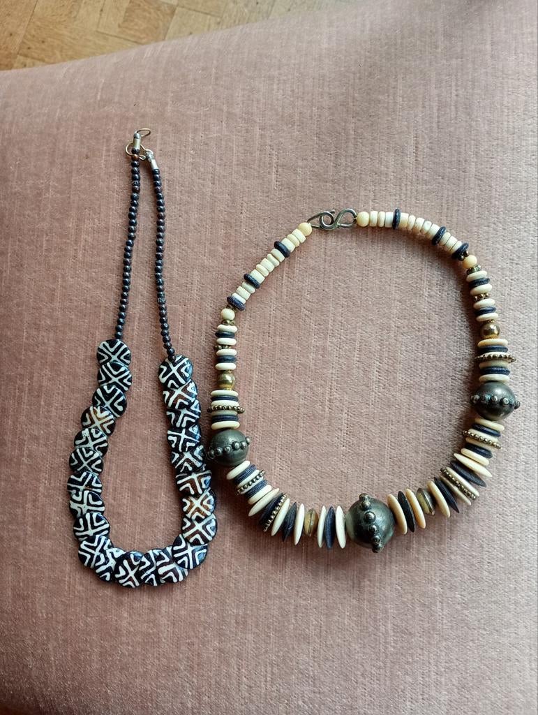 Etnische korte kettingen  chokers, colliers van bone, Ophalen, Overige materialen