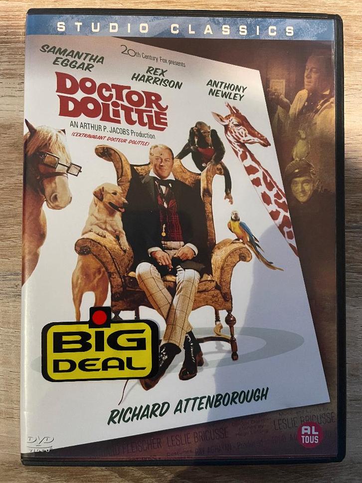 Doctor Dolittle (1967) - dvd, Cd's en Dvd's, Dvd's | Komedie, Gebruikt, Actiekomedie, Alle leeftijden, Ophalen of Verzenden