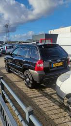Kia Sportage 2.0 104KW 2005 Zwart, Auto's, 4 cilinders, Zwart, Origineel Nederlands, Handgeschakeld