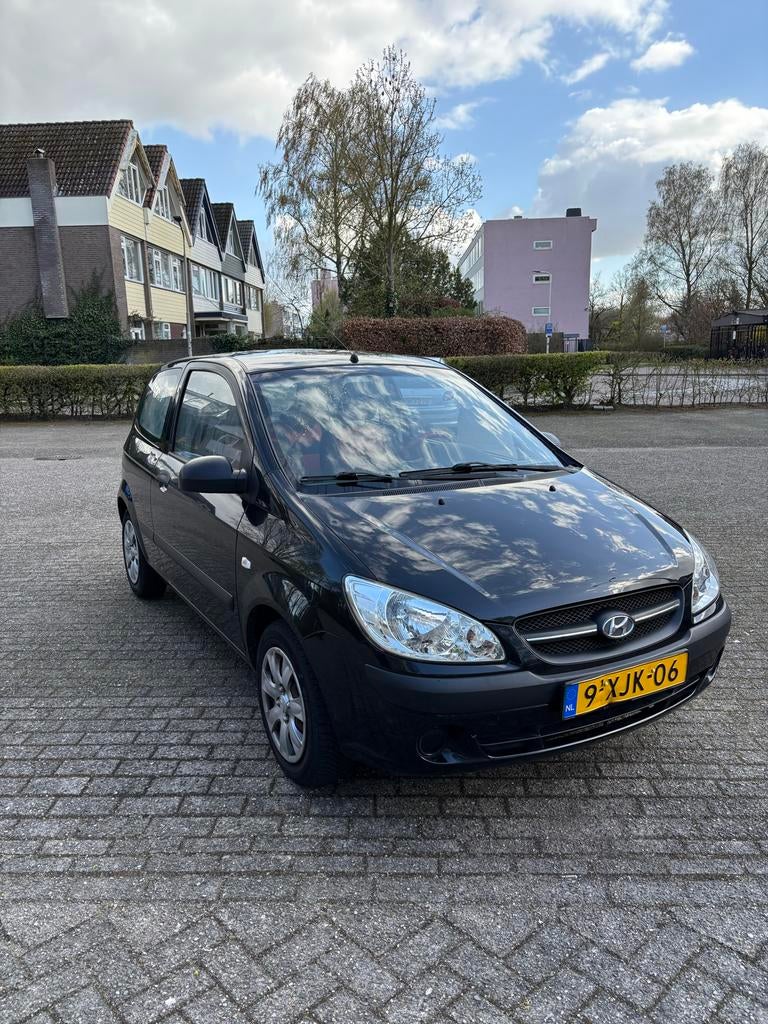 Hyundai Getz 1.4 3DRS 2009 Zwart, Auto's, Hyundai, Particulier, Getz, Benzine, C, Hatchback, Handgeschakeld, Geïmporteerd, Zwart