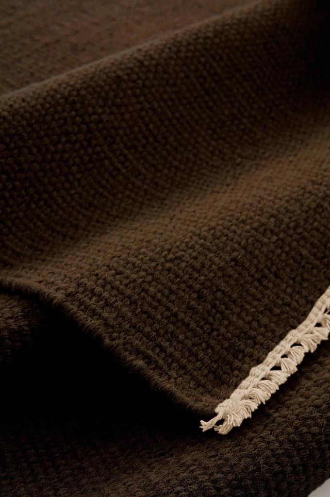 Jotex Loper Donkerbruin, 200 cm of meer, Zo goed als nieuw, Rechthoekig, 50 tot 100 cm