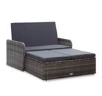 Loungebank 2 personen (handig voor een balkon), Gebruikt, Loungeset, Wicker, Bank