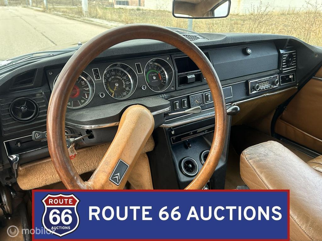 Citroën DS23 IE | 1974 | Route 66 Auctions, Auto's, Overige carrosserieën, Citroën, Zwart, Bedrijf