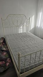 Bed, Gebruikt, Wit, Tweepersoons, 200 cm