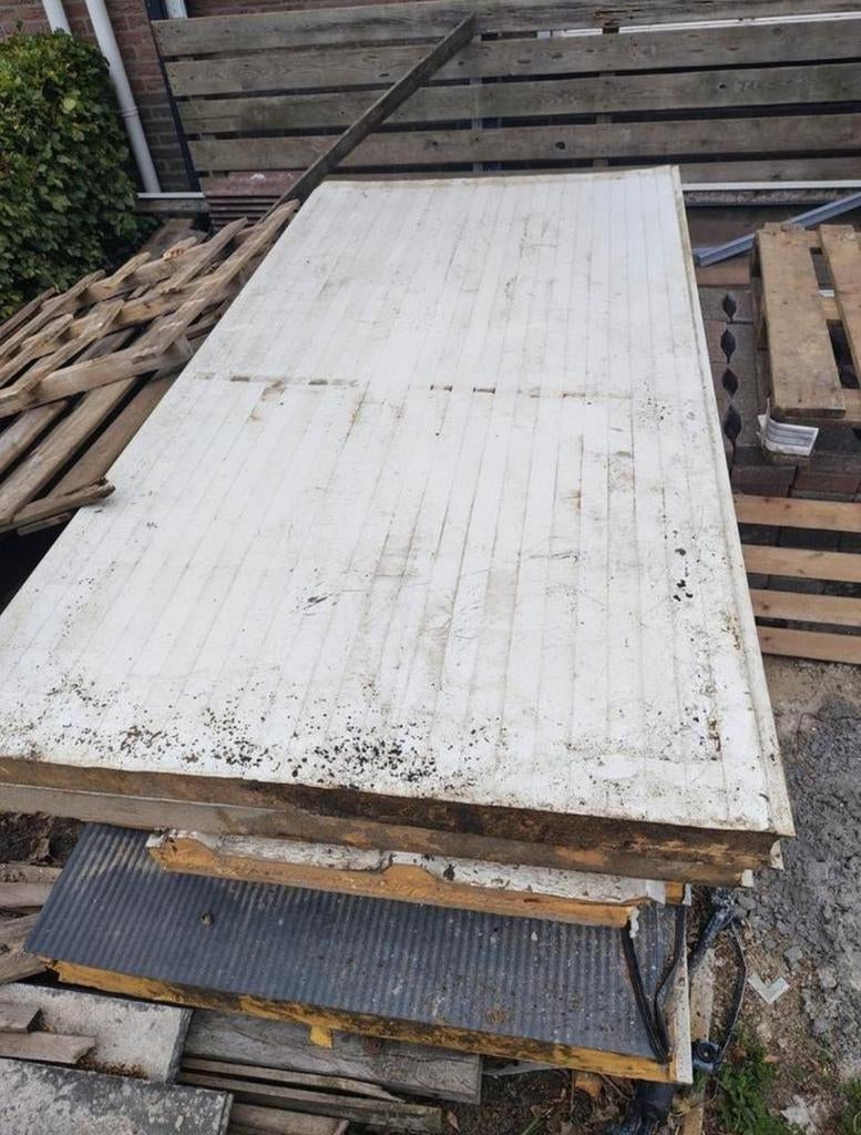 Gebruikte sandwichpanelen voor isolatie, Ophalen, Dakisolatie, Gebruikt, Hardschuim (Pir)