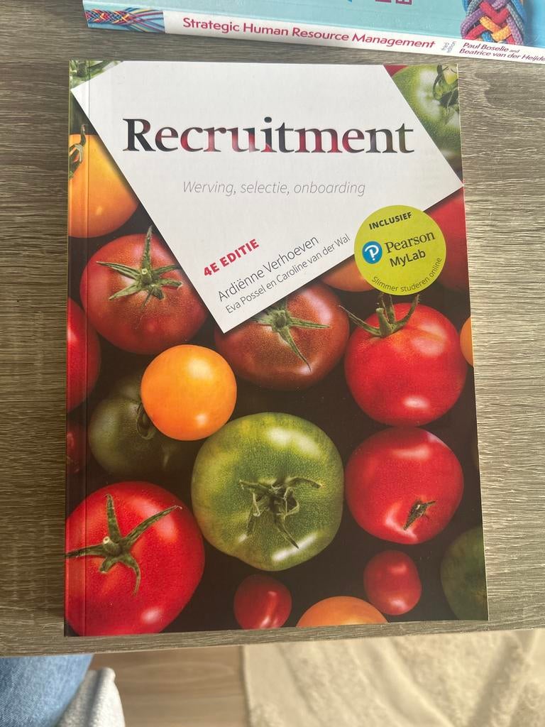 Recruitment 4e editie, Boeken, Studieboeken en Cursussen, Zo goed als nieuw, HBO, Gamma, Ophalen of Verzenden