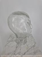 Glazen Etalage Hoofd | Vintage Mannequin Hoofd | 27 cm, Ophalen of Verzenden