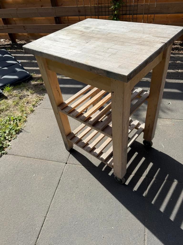 Ikea roltafel Bekväm 58 x 50, Ophalen, Gebruikt
