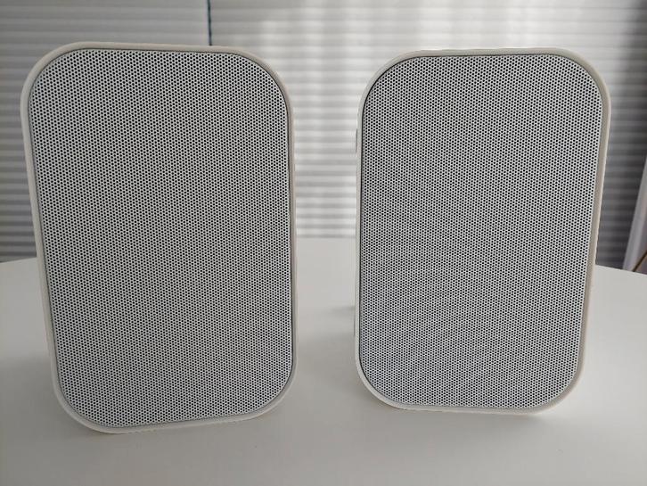 ArtSound luidsprekers (2x) – wit, Audio, Tv en Foto, Luidsprekers, Zo goed als nieuw, Front, Rear of Stereo speakers, 60 tot 120 watt