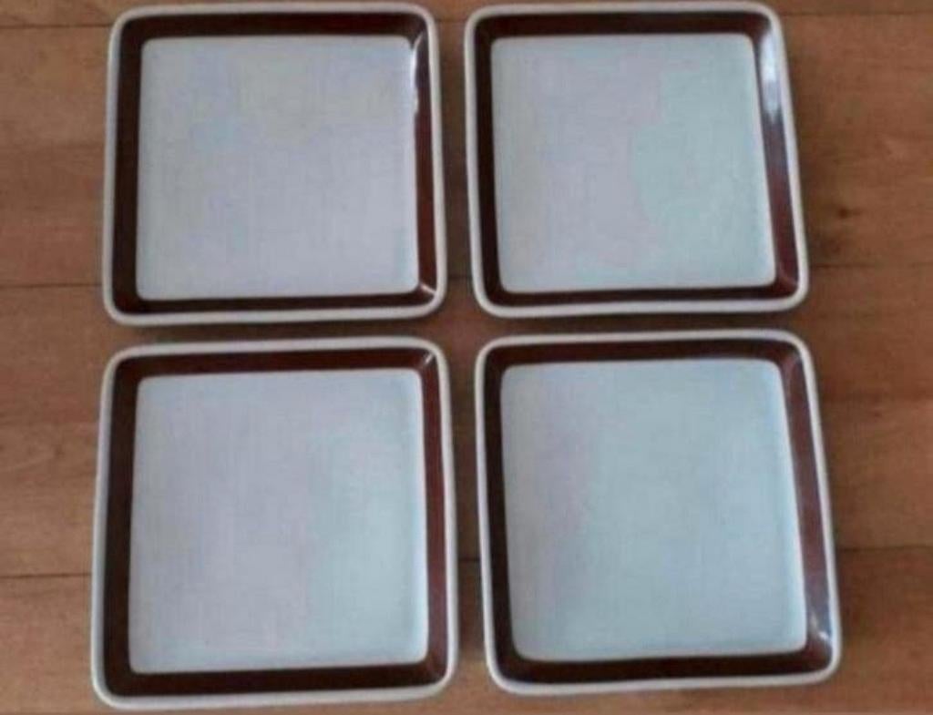 Vier Borden Maastricht Mosa Holland, Huis en Inrichting, Keuken | Servies, Ophalen of Verzenden, Zo goed als nieuw, Overige stijlen