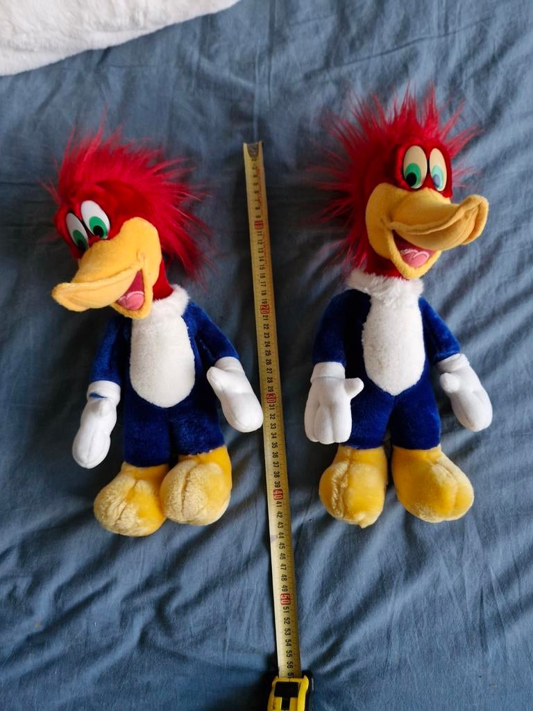Woody Woodpecker knuffel - Set van 2, Ophalen, Gebruikt, Overige merken, Overige karakters