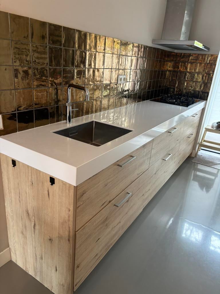 Gebruikte keuken Siemens apparatuur & Quooker, Ophalen, Gebruikt, Wit, Dubbelwandige keuken