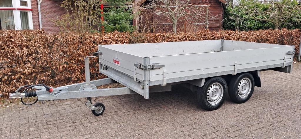 Anssems PSX plateauwagen 178x325cm 2000kg bwjr 2017  MARGE, Ophalen, Gebruikt